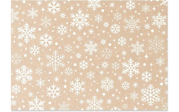 Trendform Tischset Snowflakes 29.7 cm x 42 cm, Beige