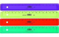 M+R Lineal Skala farbig 16 cm
