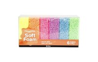 Creativ Company Modelliermasse Soft Foam 6 x 10 g