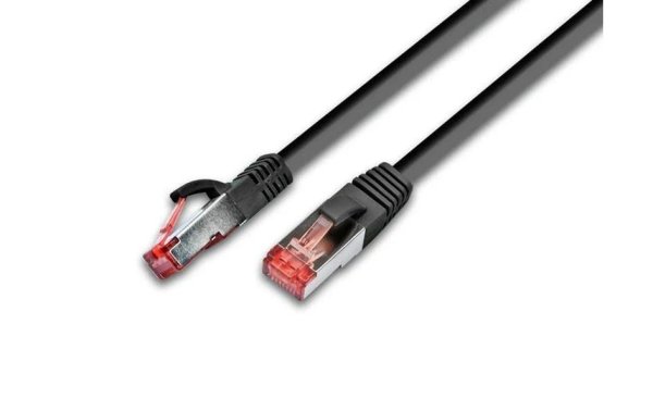 Wirewin Patchkabel  Cat 6A, S/FTP, 2 m, Schwarz