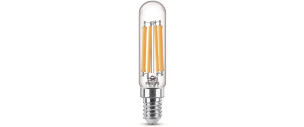 Philips LED T20L Stablampe, E14, Klar, Warmweiss, nondim, 60W Ersatz