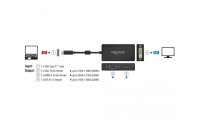 Delock Multiadapter 63925 USB-C - DVI-D/HDMI/VGA