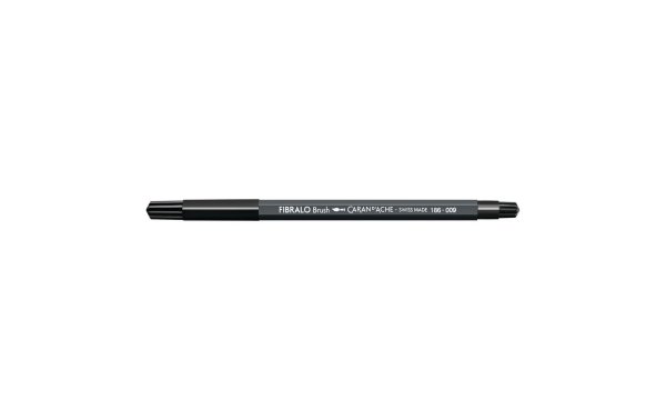 Caran dAche Filzstift Fibralo Brush 1 Stück, Schwarz