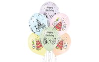Belbal Luftballon Cute Birthday Mehrfarbig, Ø 30 cm, 50 Stück