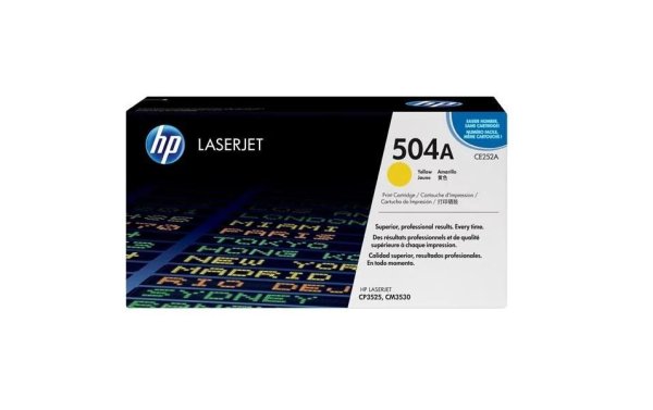 HP Toner Nr. 504A (CE252A) Yellow