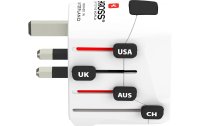 SKROSS Weltreiseadapter PRO+ 4x USB