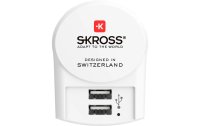 SKROSS Weltreiseadapter PRO+ 2x USB
