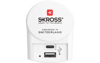 SKROSS Weltreiseadapter PRO+ USB (A+C)